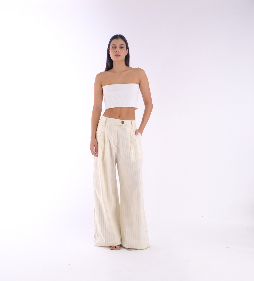 DIANA PANTS ECRUDIANA Esaltandpeppperjeans_salt_saltandpepper_diana_ecru_khaki_stripped_wide_trousers_bottoms_greekdesigners_fashion_style_ootd_
