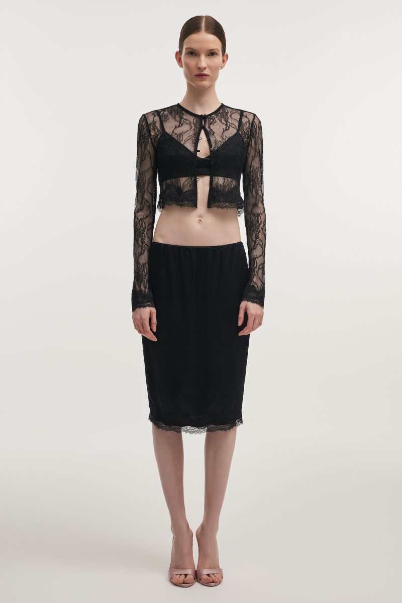 Naia Midi Skirt Black