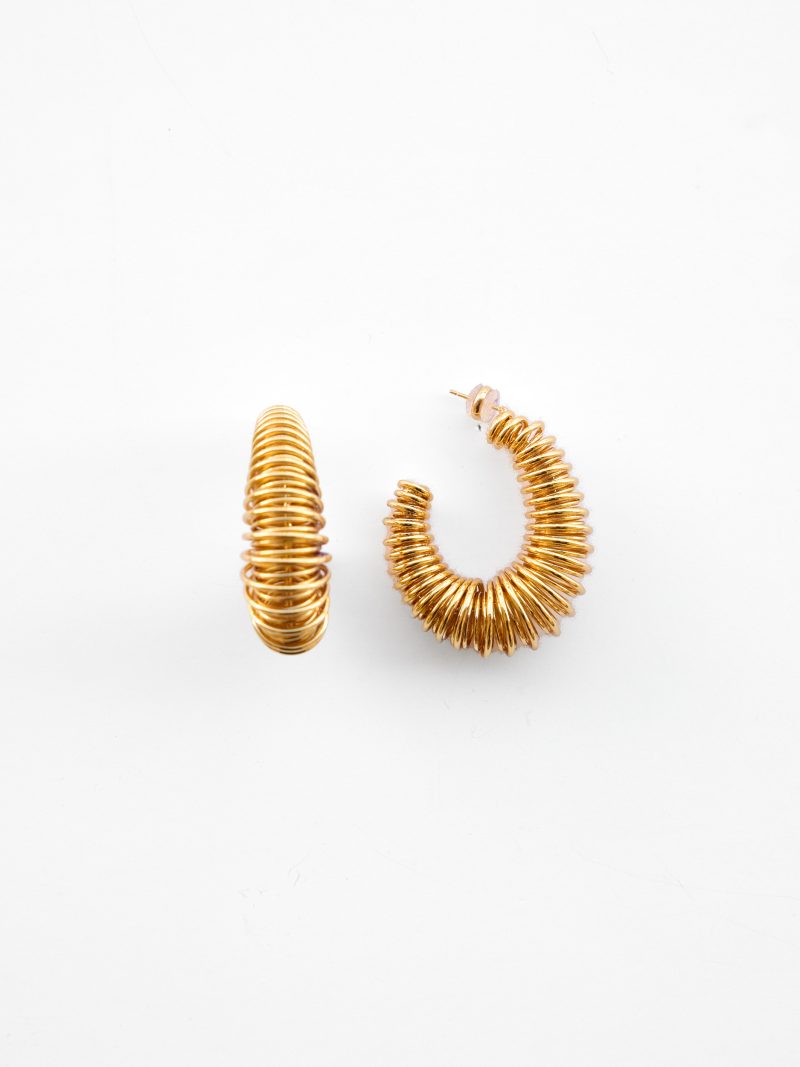 Whirl Earrings Gold