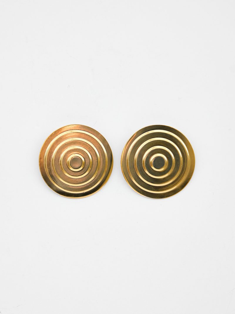 Maze Earrings Gold