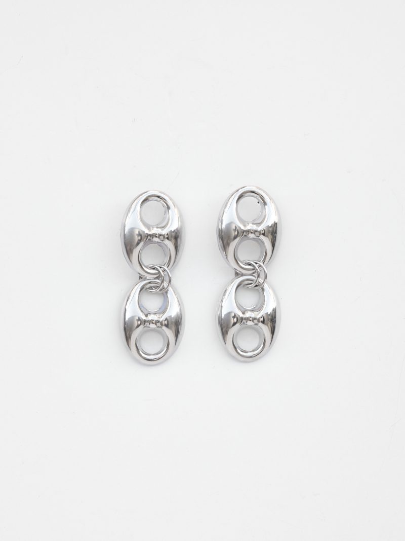 Theta Earrings Silver