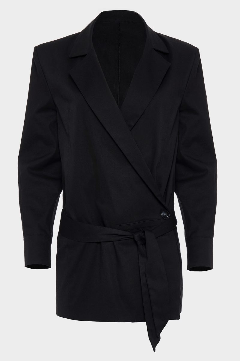 Leticia Blazer Dress Black