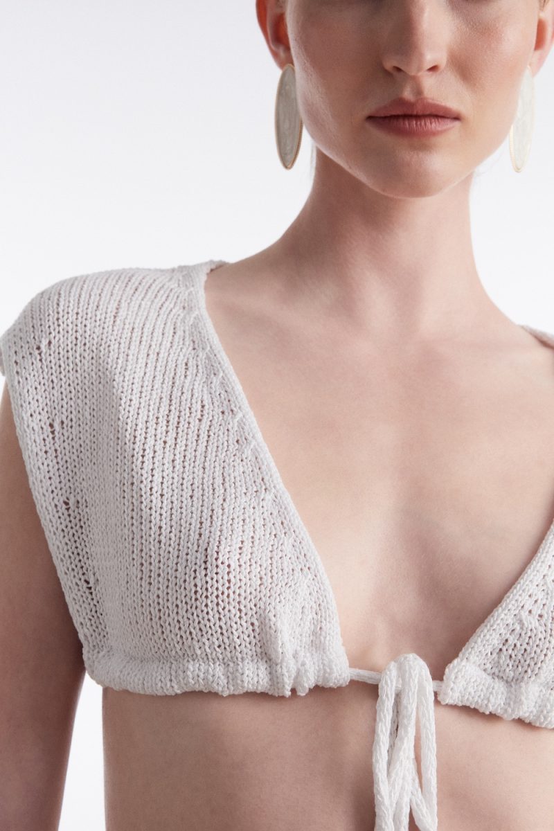 Voyage Knitted Top White