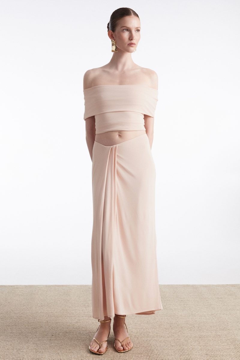 Aria Midi Skirt Pink