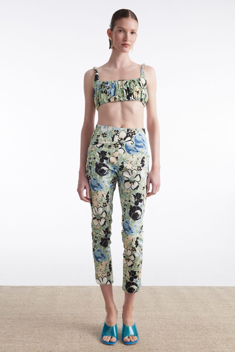 Alice Top Floral Blue